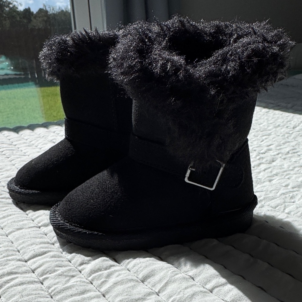 Cozy Black Kids Boots Children’s Place